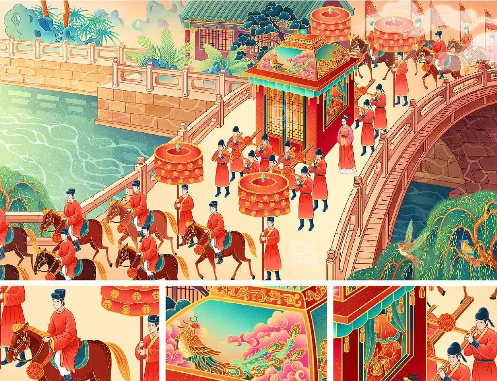 國潮插畫風格 國潮插畫風格